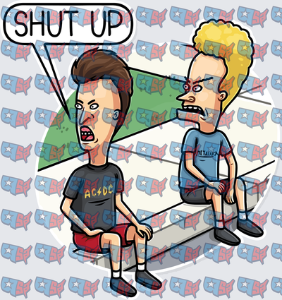 Beavis and Butt-Head Shut Up Argument (DTF)