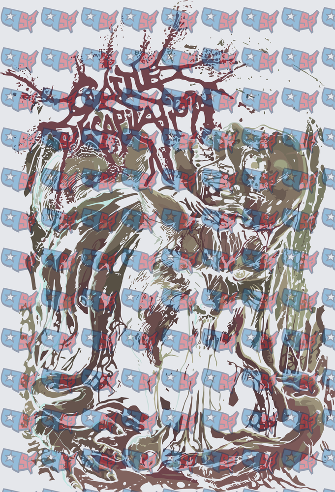 Cattle Decapitation Death Metal Band Splatter Art (DTF)
