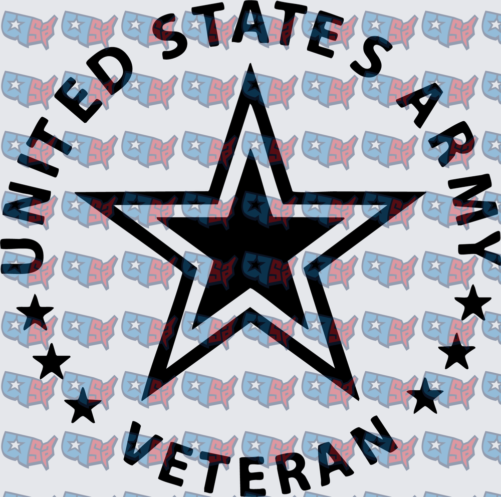 United States Army Veteran Star Badge (DTF)