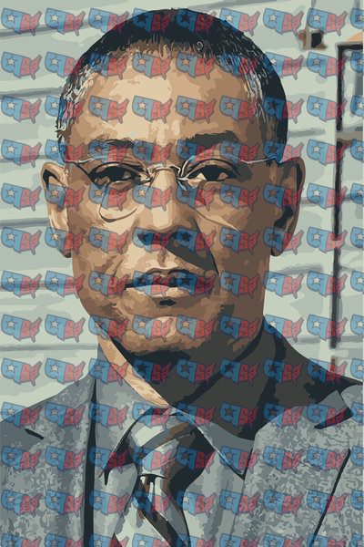 Serious Man With Glasses Pop Art Portrait (DTF)