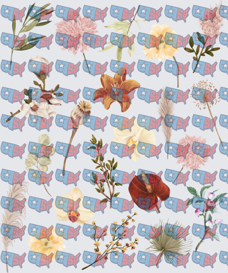 Vintage Botanical Floral Stems Collection (DTF)
