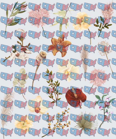 Vintage Botanical Floral Stems Collection (DTF)