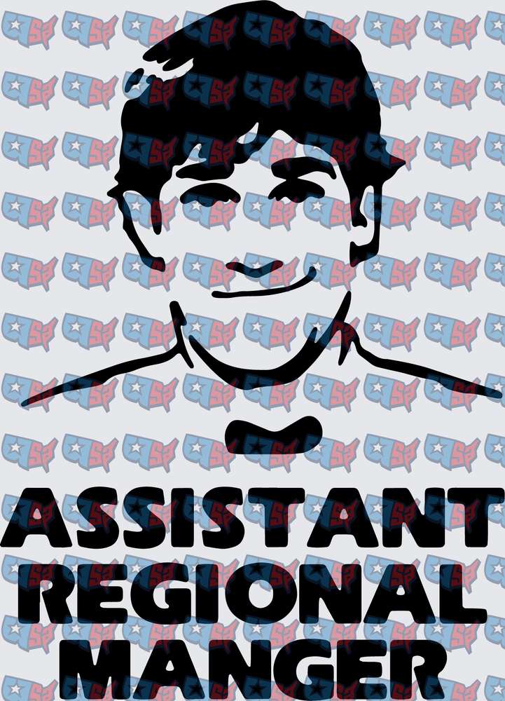 Assistant Regional Manager Dwight Face Graphic (DTF)