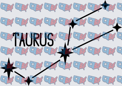Taurus Zodiac Constellation Star Sign (DTF)