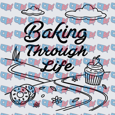 Baking Through Life Donut Cupcake Road Design (DTF)