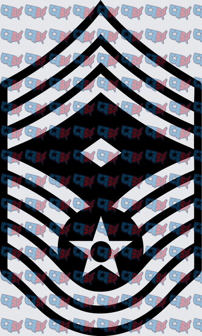 US Air Force Chief Master Sergeant Rank Insignia (DTF)