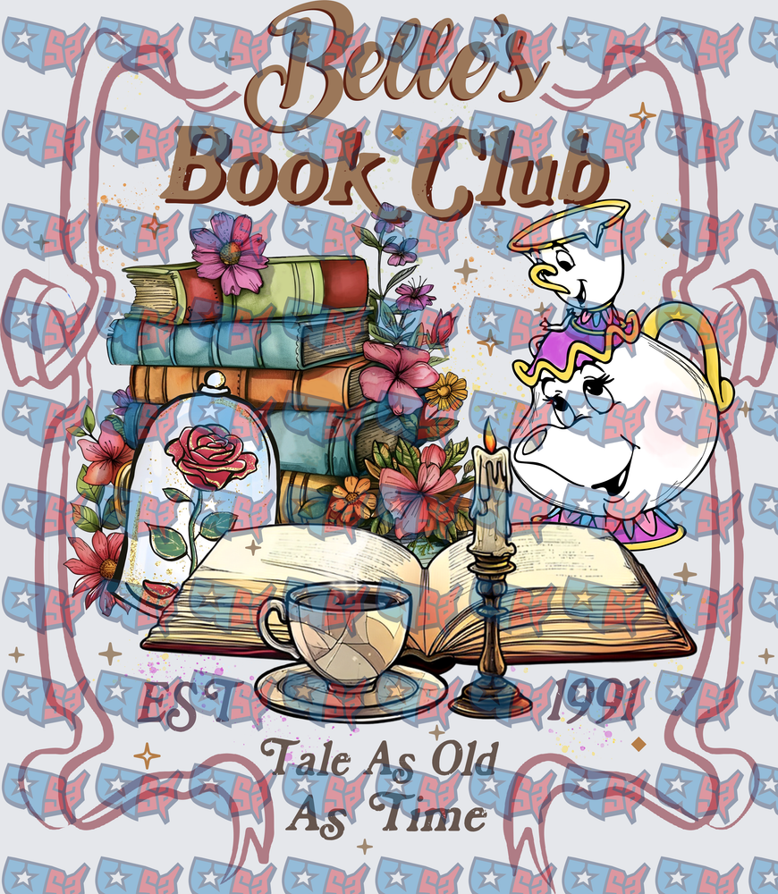 Belle's Book Club Tale As Old As Time Est 1991 (DTF)
