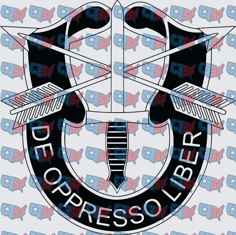 US Army Special Forces De Oppresso Liber Crest (DTF)