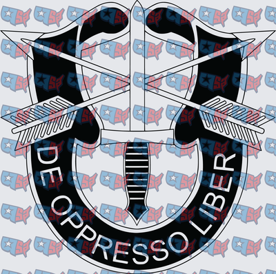 US Army Special Forces De Oppresso Liber Crest (DTF)