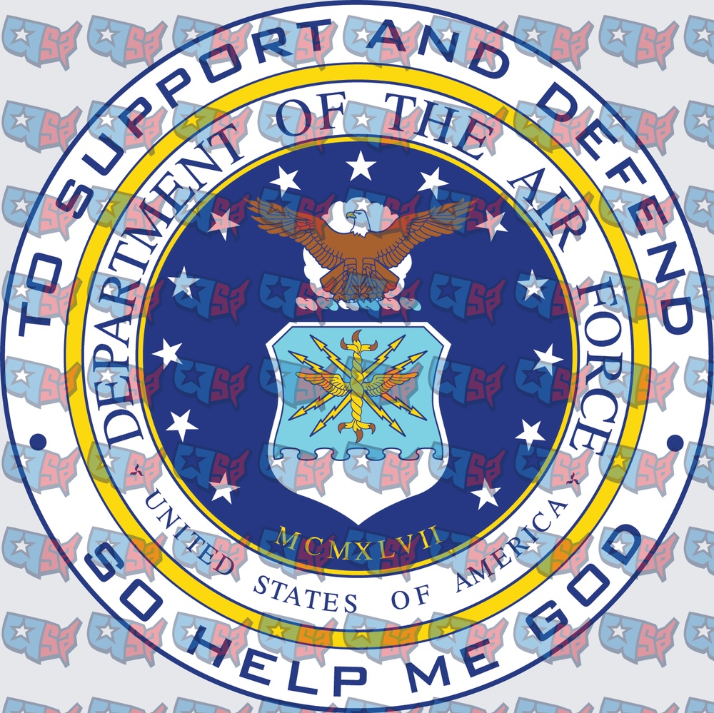 US Air Force Seal To Support And Defend (DTF)