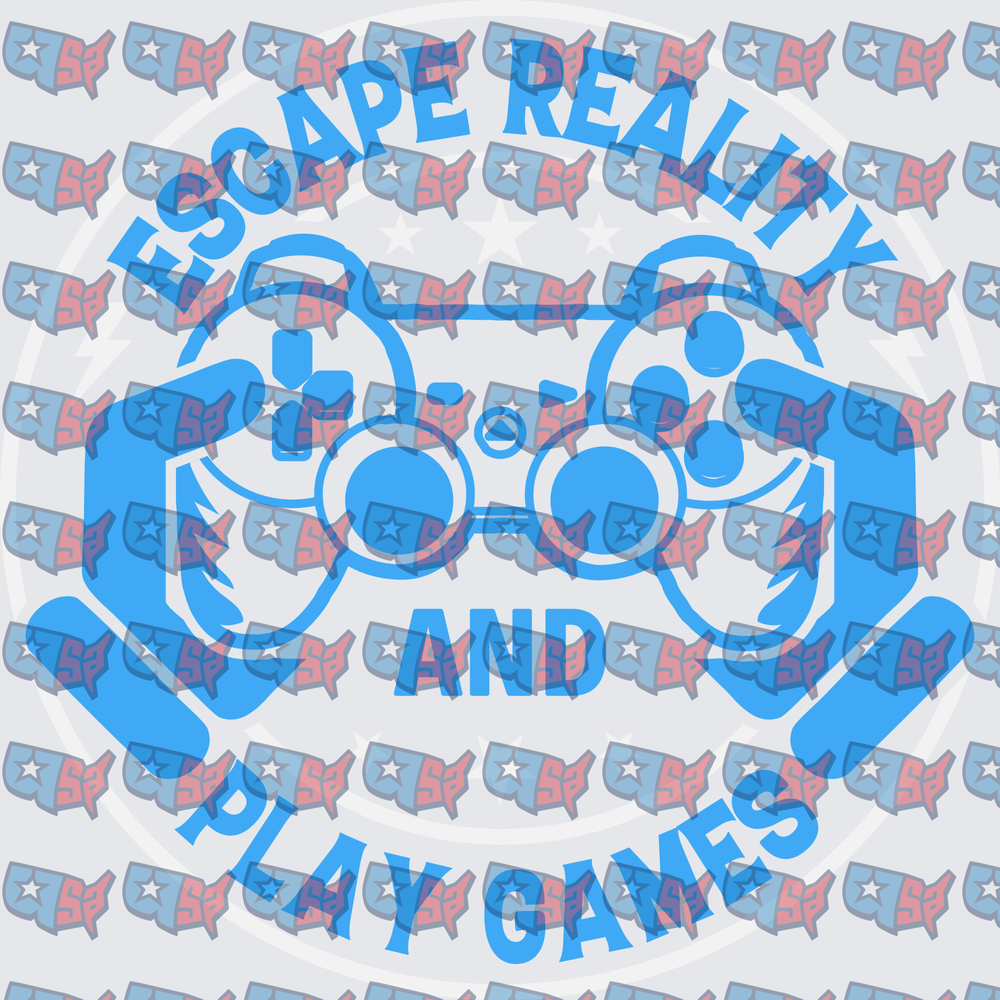 Escape Reality And Play Games Controller Circle (DTF)