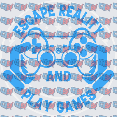 Escape Reality And Play Games Controller Circle (DTF)