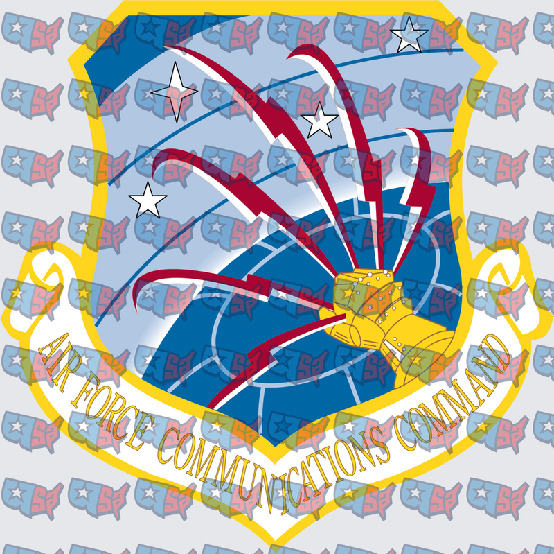 Air Force Communications Command Shield Insignia (DTF)