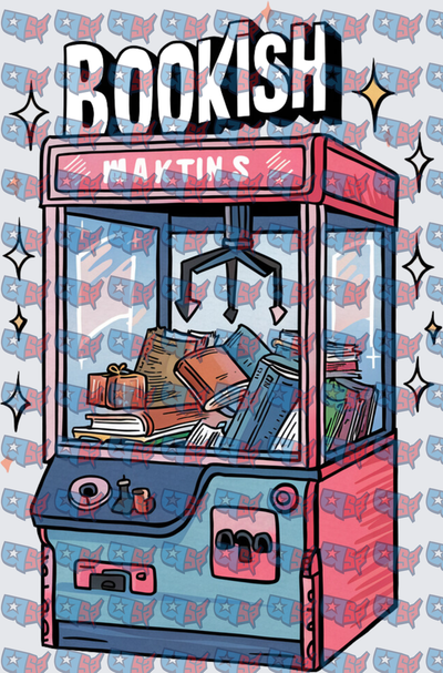 Bookish Claw Machine Filled With Books (DTF)