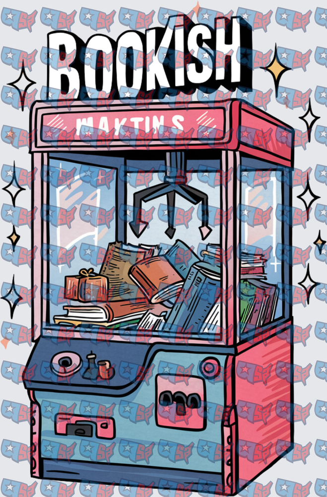 Bookish Claw Machine Filled With Books (DTF)