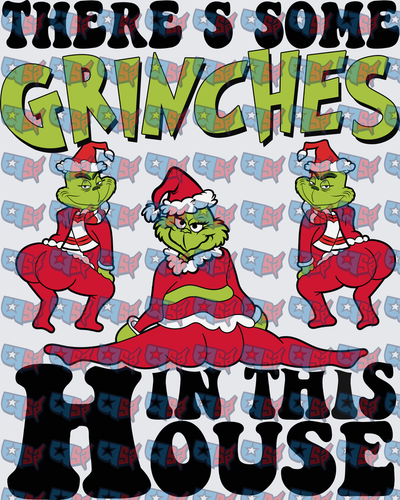 There's Some Grinches In This House Dancing Christmas (DTF)
