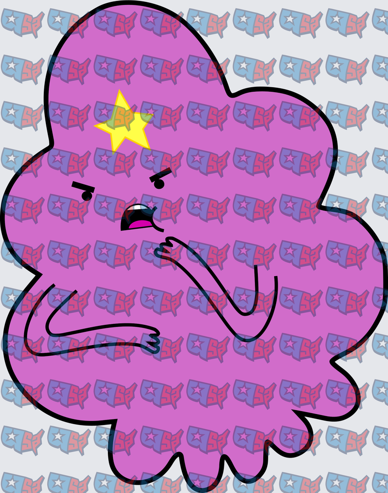 Angry Purple Lumpy Space Princess Arms Crossed (DTF)