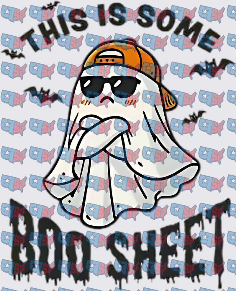 This Is Some Boo Sheet Grumpy Ghost Halloween (DTF)