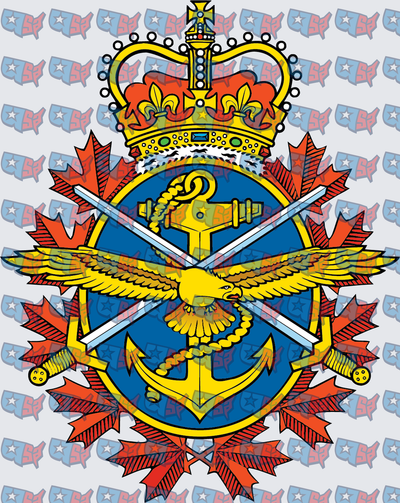 Canadian Armed Forces Military Emblem Crest (DTF)