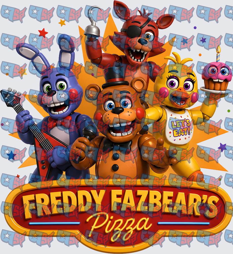 FNAF Animatronic Band Freddy Fazbear's Pizza Group (DTF)