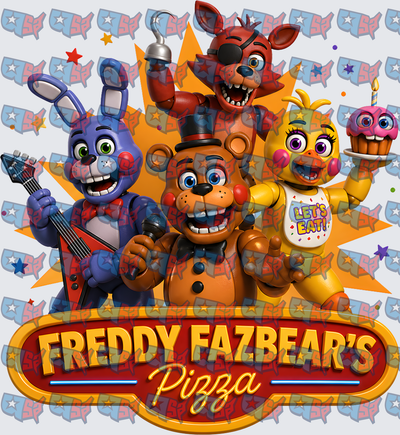 FNAF Animatronic Band Freddy Fazbear's Pizza Group (DTF)