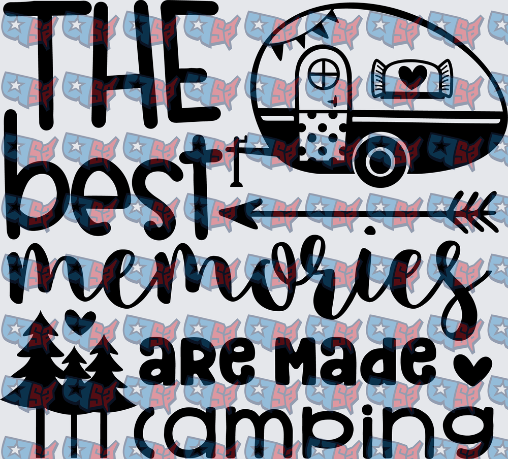 The Best Memories Are Made Camping Retro Trailer (DTF)