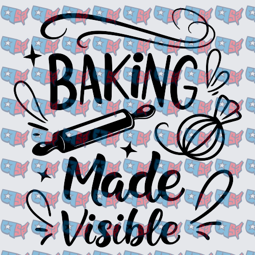Baking Made Visible Rolling Pin Whisk Design (DTF)