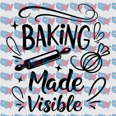 Baking Made Visible Rolling Pin Whisk Design (DTF)