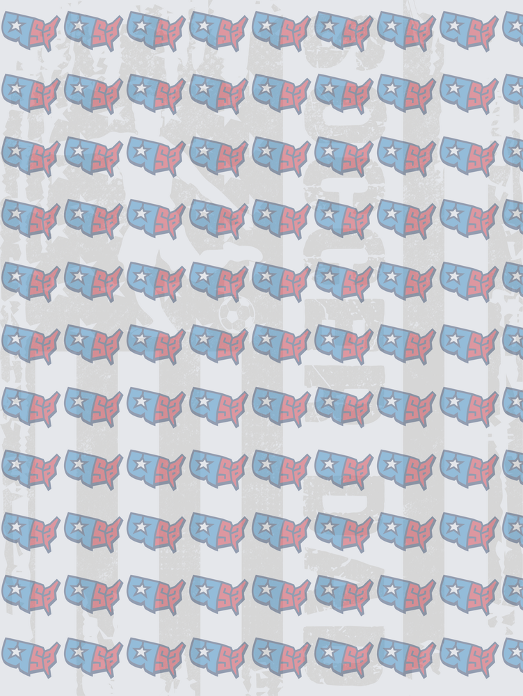 Patriotic USA Map Star Pattern Repeat (DTF)