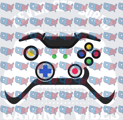 Gaming Controller Bold Graphic Design (DTF)