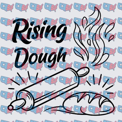 Rising Dough Bread Rolling Pin Baking Design (DTF)