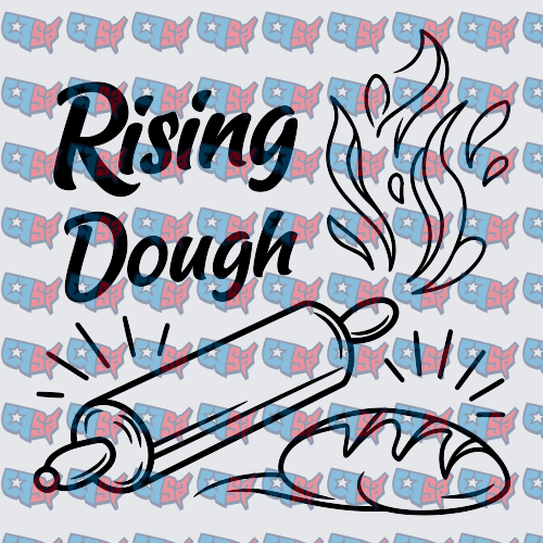 Rising Dough Bread Rolling Pin Baking Design (DTF)