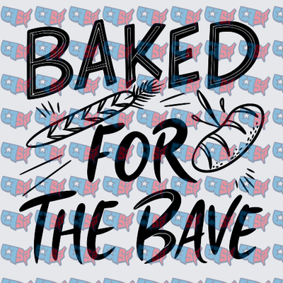 Baked For The Brave Patriotic Feather Design (DTF)