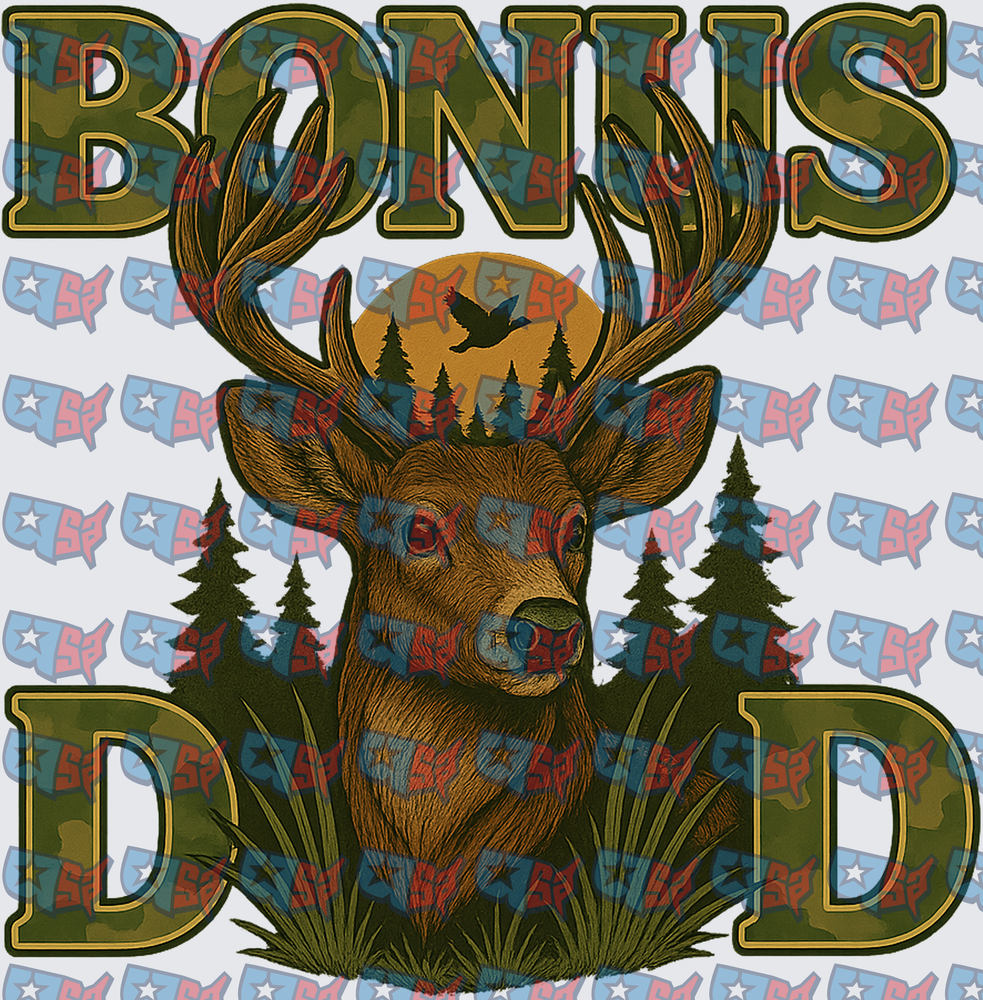 Bonus Dad Camo Buck Deer Hunting Wilderness (DTF)