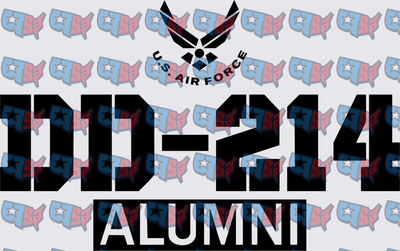 US Air Force DD-214 Alumni Veteran Design (DTF)