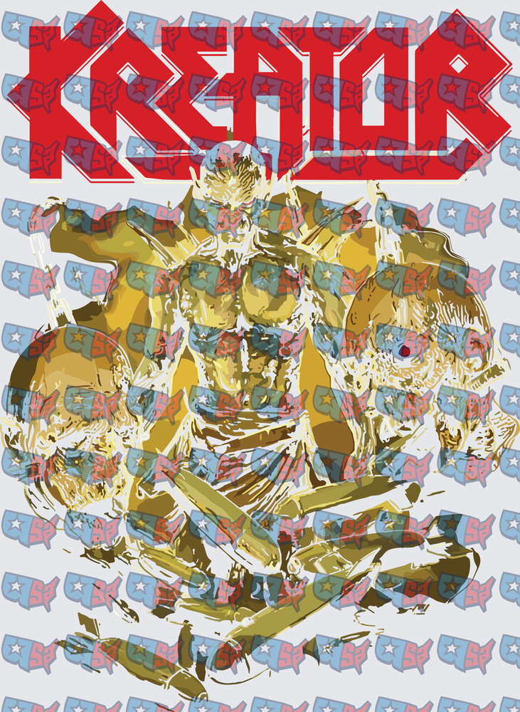 Kreator Thrash Metal Band Warrior Graphic (DTF)