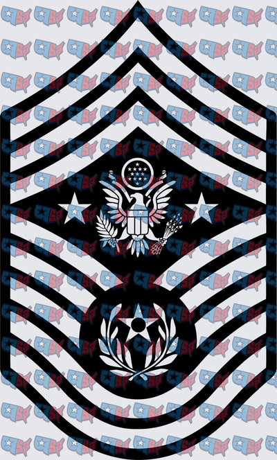 US Air Force Chief Master Sergeant Rank Insignia (DTF)