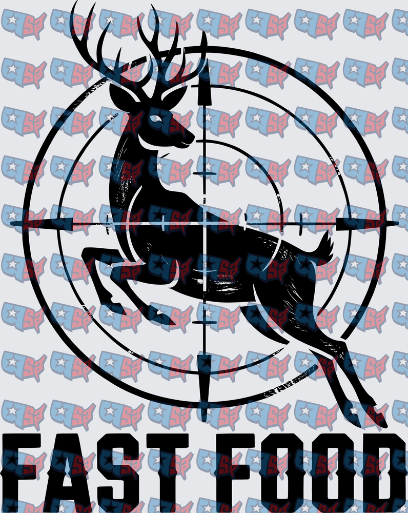 Fast Food Deer Buck Hunting Crosshair Scope (DTF)