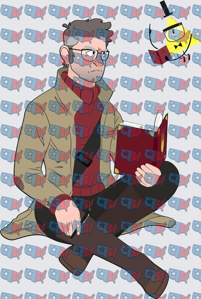 Ford Pines Reading Journal With Bill Cipher (DTF)