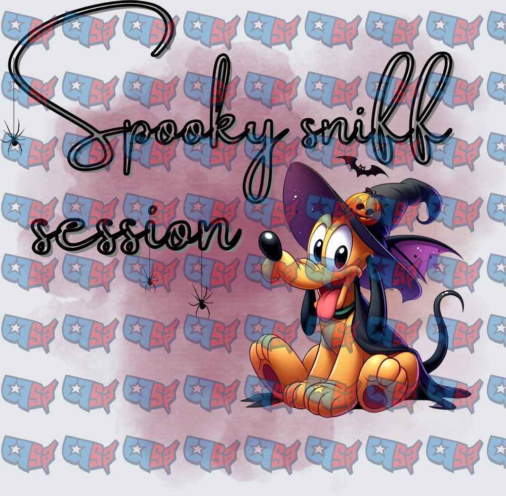 Spooky Sniff Session Halloween Dog Witch (DTF)