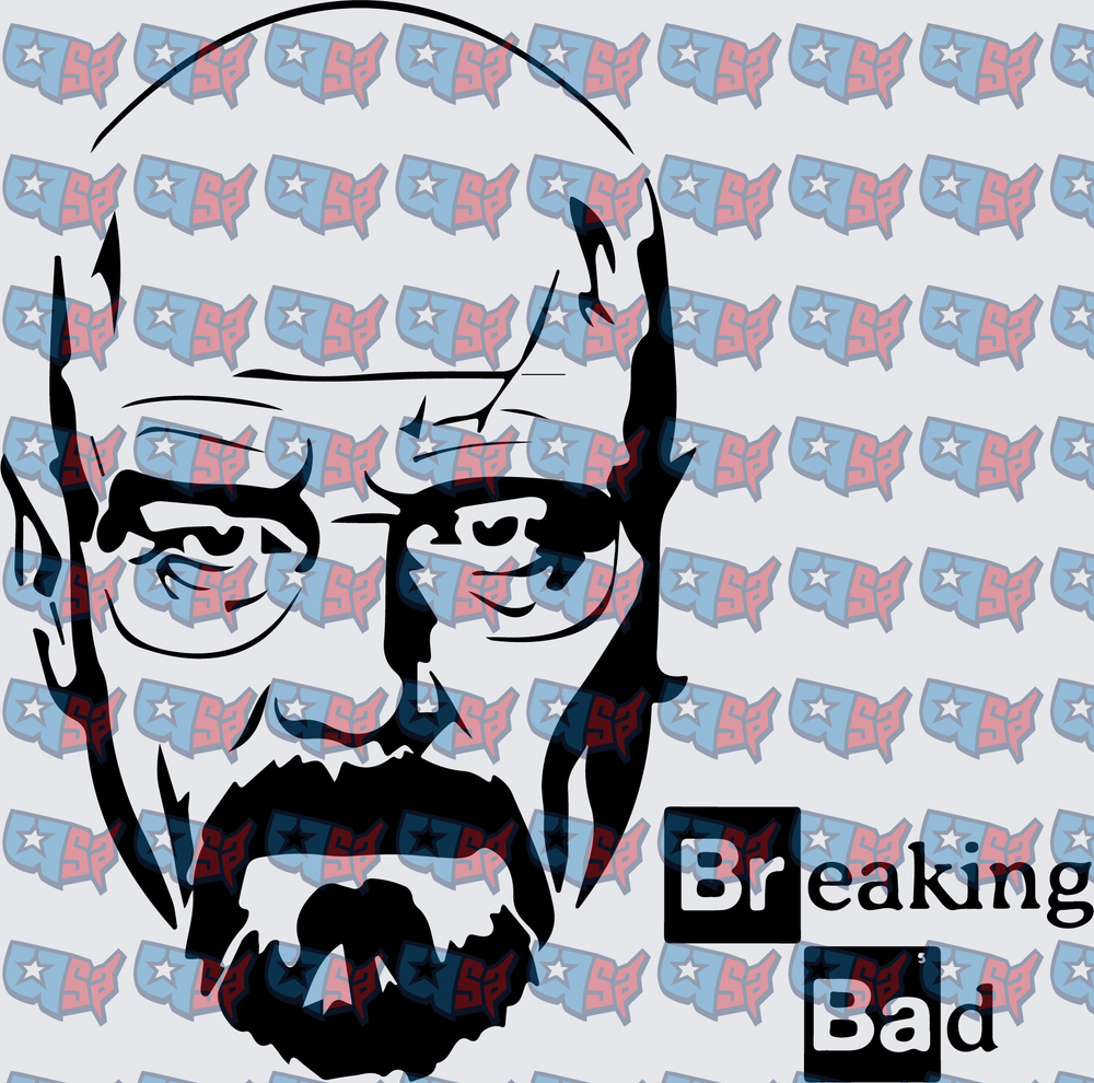 Walter White Breaking Bad Bold Portrait (DTF)