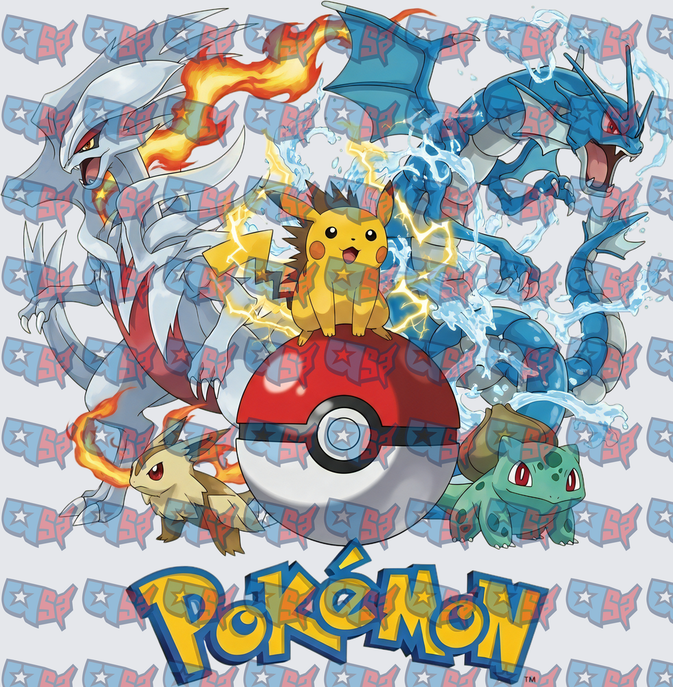 Pikachu And Friends Pokeball Group Lineup (DTF)