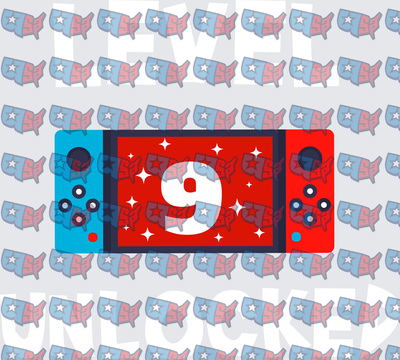 Level 9 Unlocked Gaming Console Birthday (DTF)