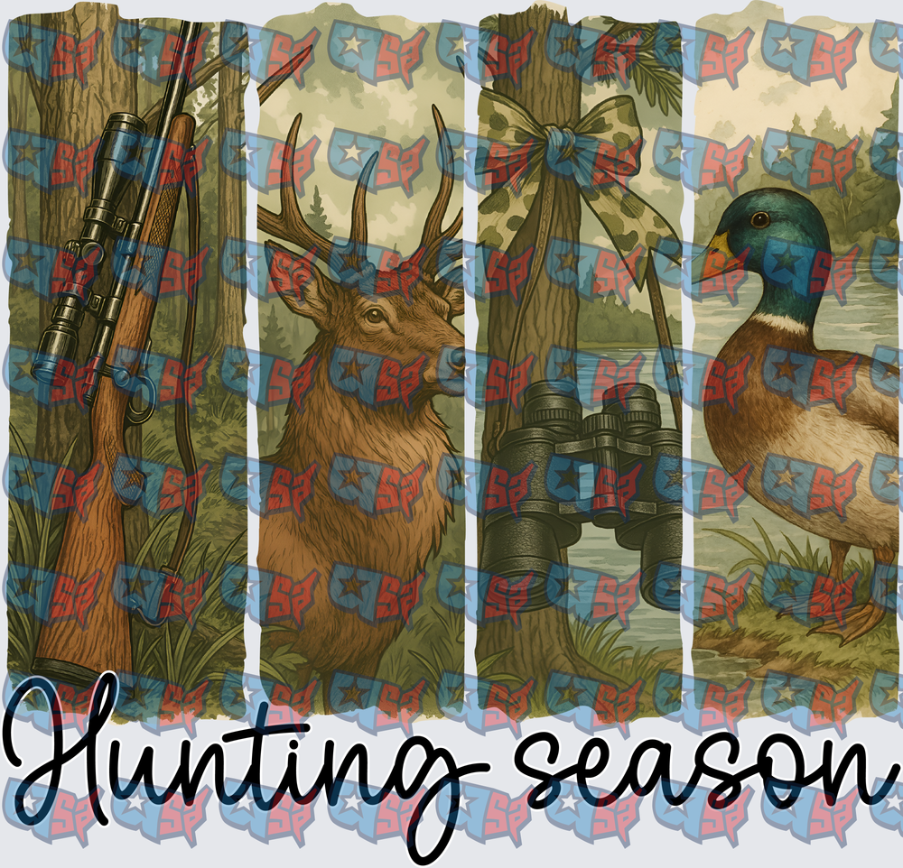 Hunting Season Rifle Deer Binoculars Mallard Duck (DTF)