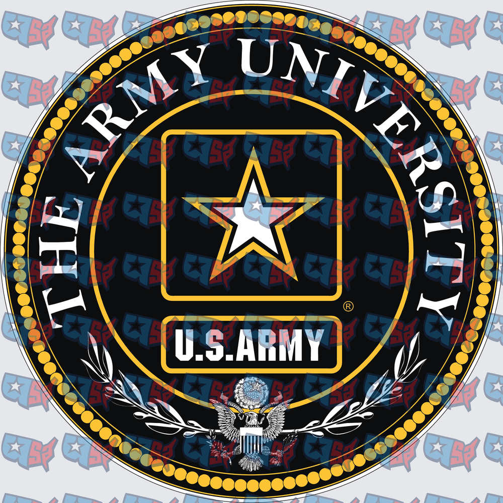 The Army University US Army Star Seal Emblem (DTF)