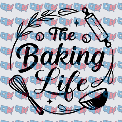 The Baking Life Whisk Rolling Pin Circle (DTF)