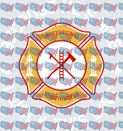 Professional Firefighters Maltese Cross Badge (DTF)