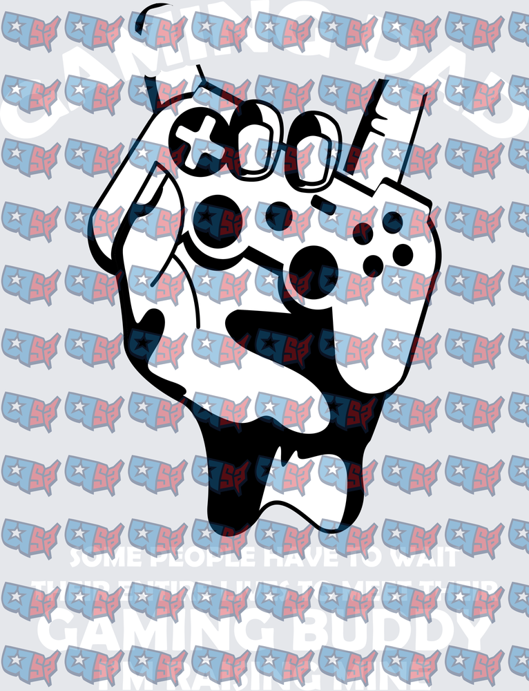 Gaming Buddy Fist Holding Controller (DTF)
