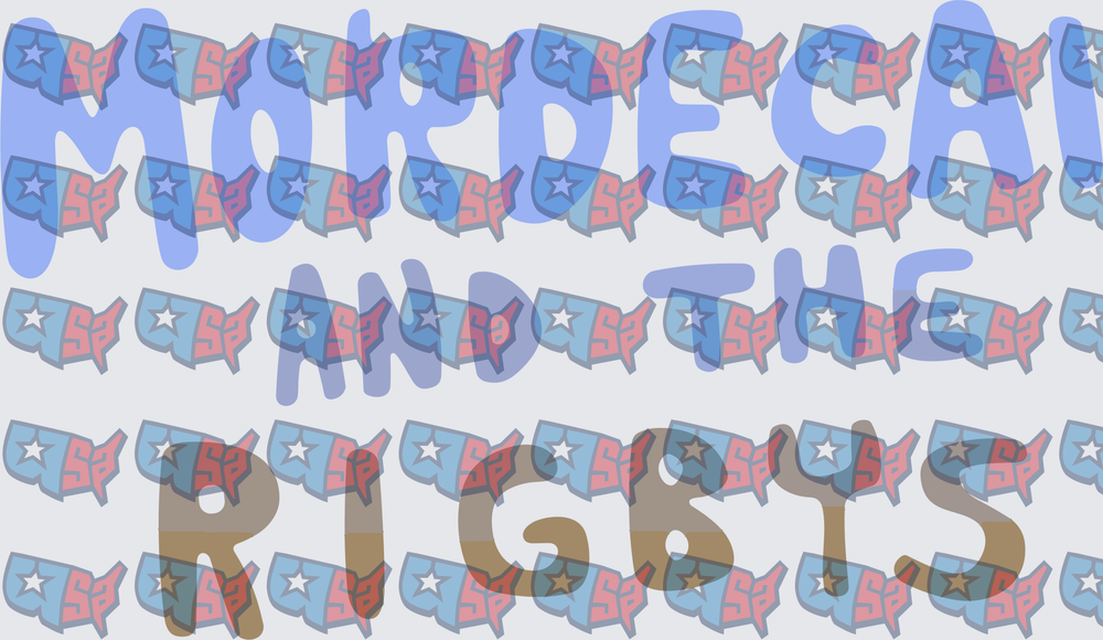 Mordecai And The Rights Bold Graffiti Text (DTF)