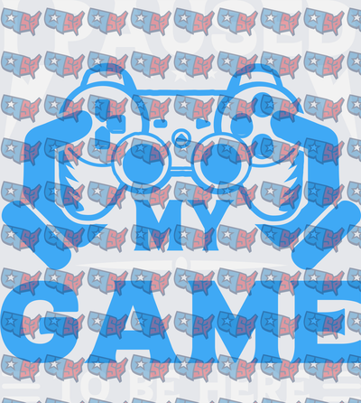 Pause My Game Controller Gamer Glasses Design (DTF)